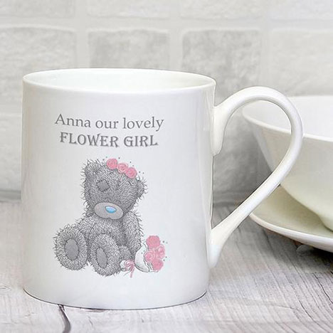 Personalised Me to You Bear Flower Girl Bridesmaid Wedding Mug Extra Image 1